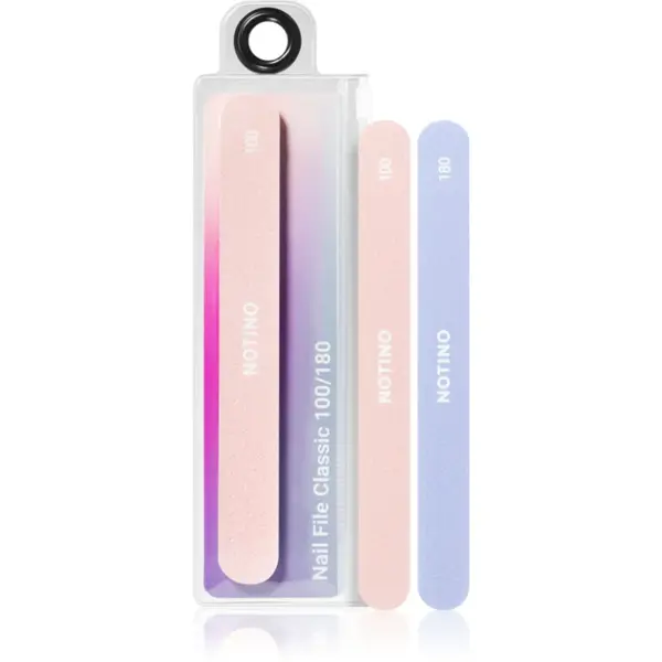 Notino Nail Tools Nail File Classic pilă de unghii clasică cu două straturi aspre Classic 100/180 1 buc