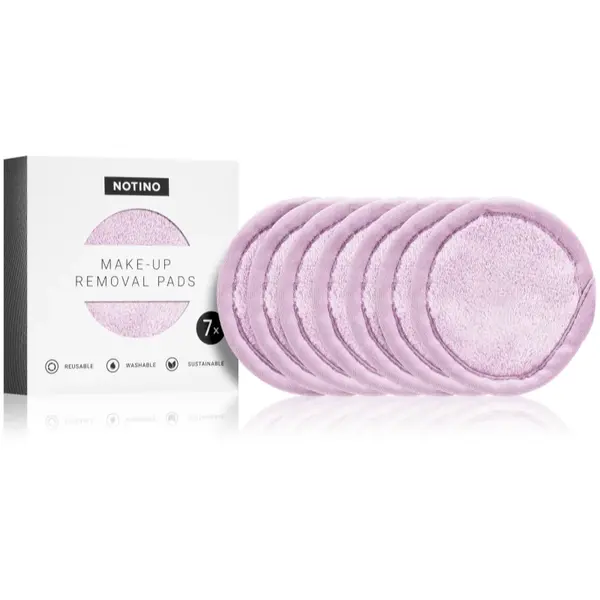 Notino Spa Collection Make-up removal pads dischete demachiante pentru make-up culoare Lilac 7 buc