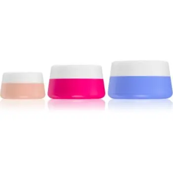 Notino Travel Collection Silicone Travel Jars Set sticluțe pentru călătorie reutilizabile