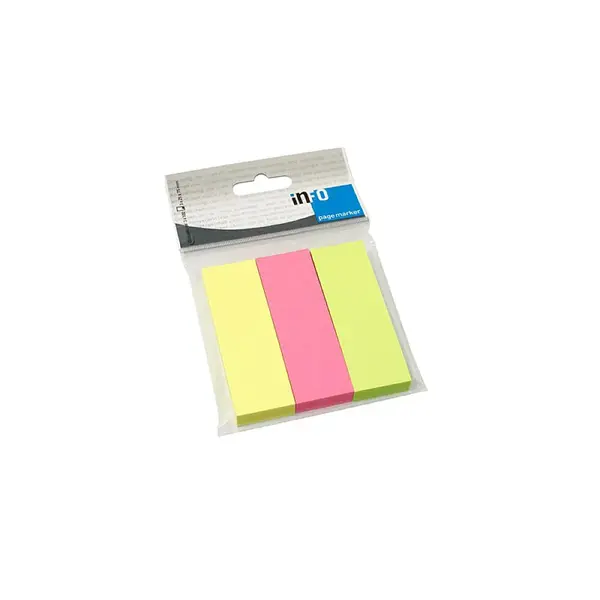 Notite adezive index Info Notes 25 x 75 mm 3 culori Notite adezive index Info Notes 25 x 75 mm 3 culori