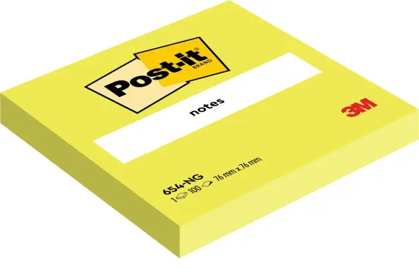 Notite adezive Post-it ®, Verde neon, 76 mm x 76 mm, 100 file Notite adezive 3M Post-it 76 x 76 mm verde neon 100 file