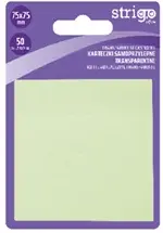 Notite Adezive Strigo 75A 75 mm, Verde Pastel, 50 File