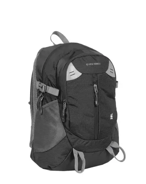 Nou! Rucsac NEW REBELS Kinley-Omaha, 28 L (Negru/Gri)
