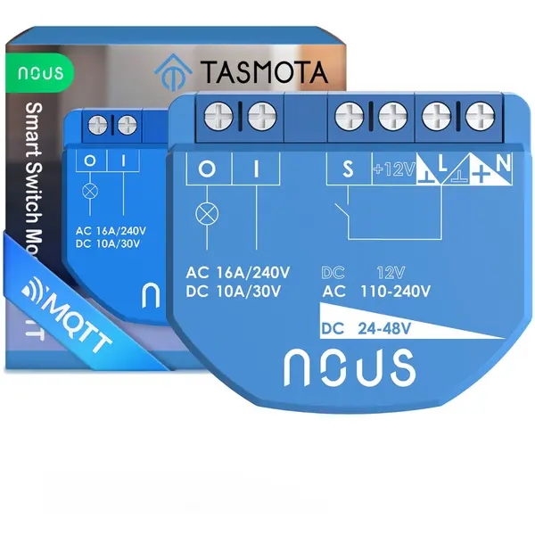 Nous Releu wireless Nous B1T, 16A, Tasmota, Matter - 1 canal, ESP32