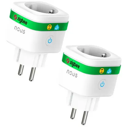 Nous Set 2 prize inteligenta wifi Nous A7Z,16A - ZigBee 3.0, Monitorizare Consum, Compatibila Alexa/Google