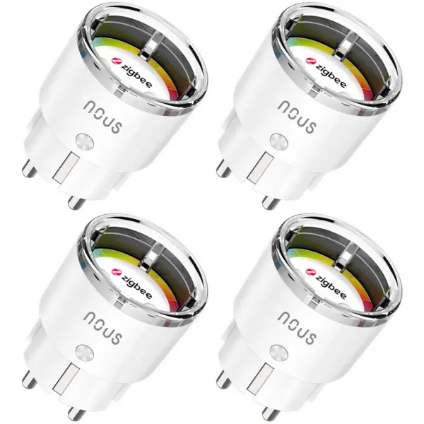 Nous Set 4 prize inteligente WiFi NOUS A1Z, 16A - ZigBee 3.0, Monitorizare energie