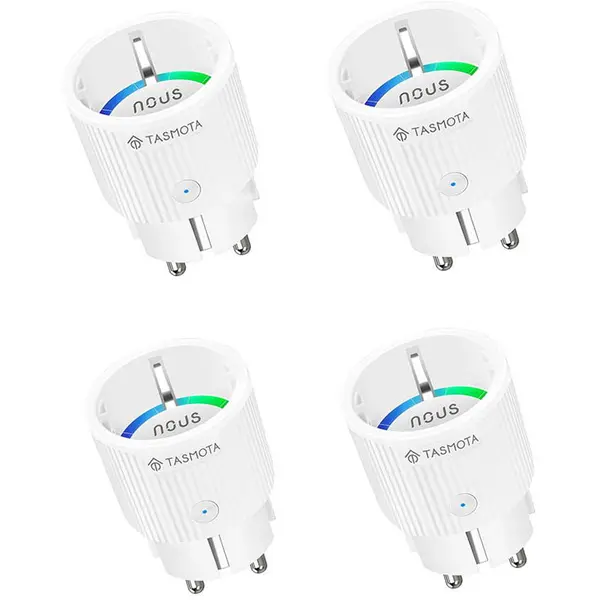 Nous Set 4 prize Inteligente WiFi NOUS A8T, 10A - Tasmota, ESP32