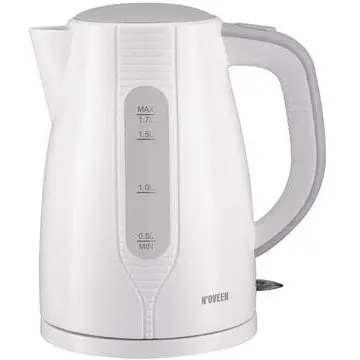 NOVEEN Fierbator de apa, Noveen, EK1301, 1.7L, 2150W, Plastic, Alb/Gri
