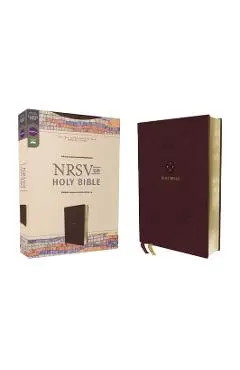 Nrsvue, Holy Bible, Leathersoft, Burgundy, Comfort Print - Zondervan