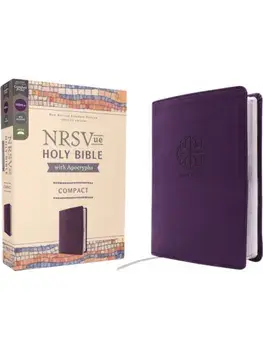 NRSVue, Holy Bible with Apocrypha, Compact, Leathersoft, Purple, Comfort Print/Zondervan