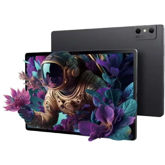 NUBIA Tableta ZTE Nubia Pad 3D, Procesor Qualcomm Snapdragon 888 Octa-Core, Ecran IPS LCD 3D Lightfield 12.4, 8GB RAM, 128GB Flash, 16MP+8MP, Wi-Fi, Bluetooth, Android, Gri