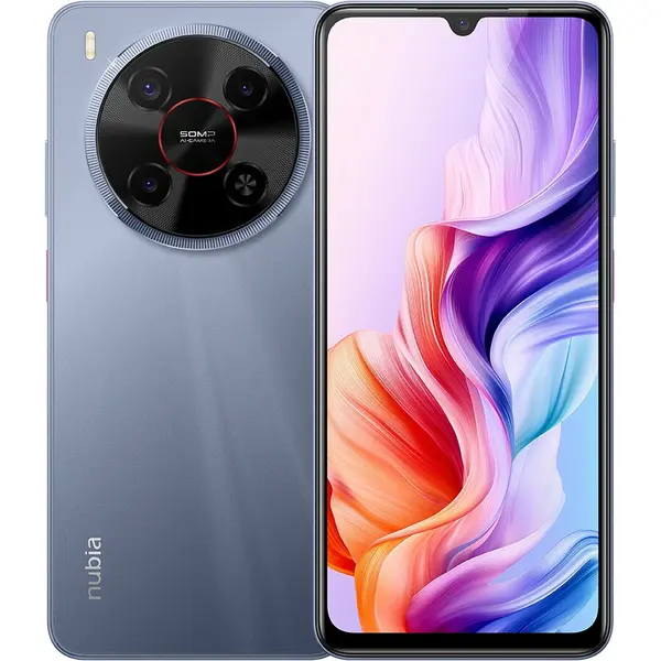 NUBIA Telefon mobil Nubia V70 Max, 6+6GB RAM, 128GB, 4G, Galactic Gray
