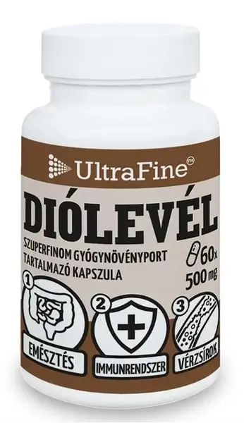 Nuc, frunză, 500 mg, 60 capsule, Javallat