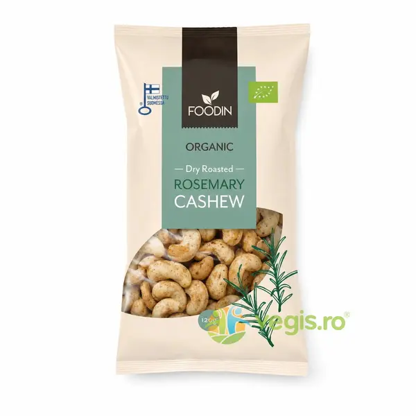 Nuci Caju Coapte cu Rozmarin Ecologice/Bio 120g