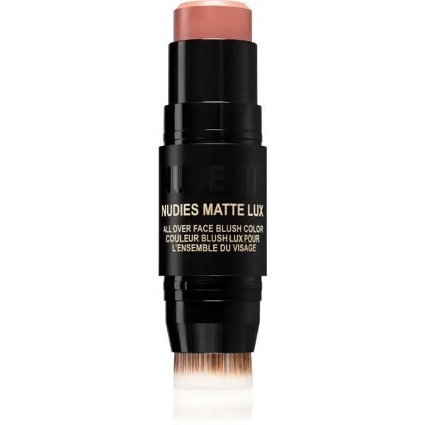 Nudestix Nudies Matte Lux machiaj multifuncțional pentru ochi, buze și față culoare Pretty Peach 7 g