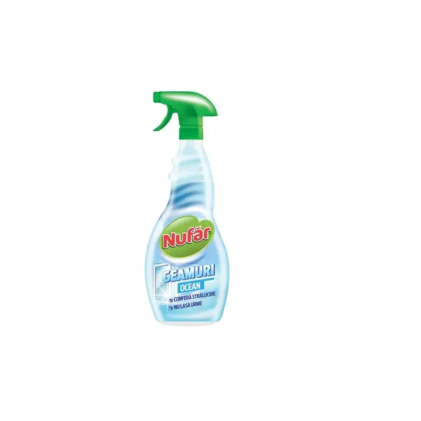 Nufar Solutie curatat geamuri, 500 ml, Ocean