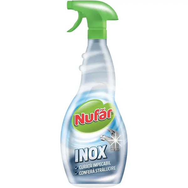 Nufar Solutie pentru inox, 500 ml