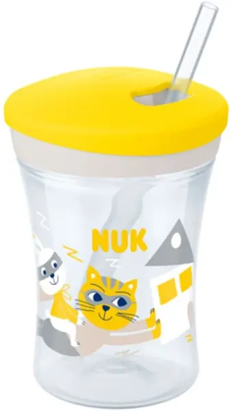 NUK Evolution - Action Cup, 230 ml, galben