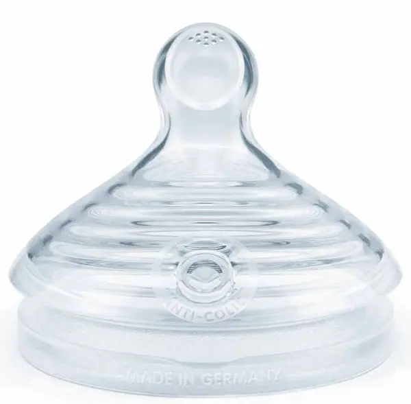 NUK for Nature Suzete de silicon pentru biberon, mărimea L, 2 bucăți