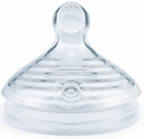 NUK for Nature Suzete din silicon pentru biberon, mărimea M, 2 bucăți