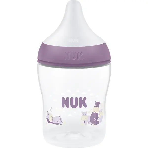 NUK Perfect Match Hippo biberon 0m+ 1 buc