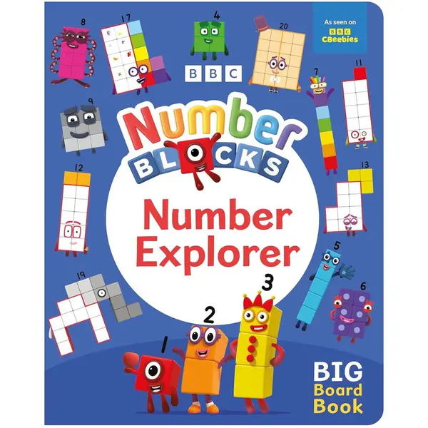 Numberblocks Carte cu activitati Numberblocks - Exploram numerele