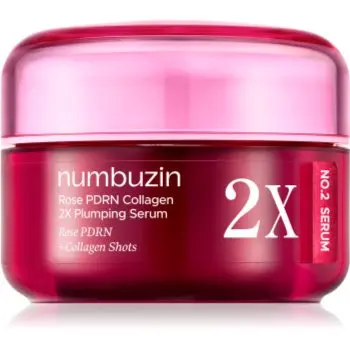 Numbuzin No. 2 Rose PDRN Collagen 2X Plumping Serum serum intensiv pentru fermitate cu efect de hidratare