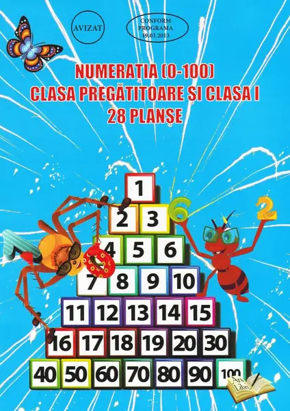 Numeratia 0-100, clasa pregatitoare si clasa I |