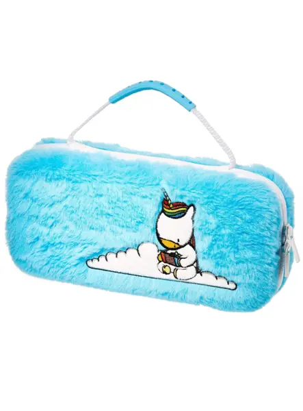 Numskull Unicorn Blue Fluffy Carry Case