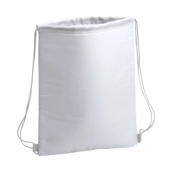 Nunat geantă drawstring termoizolantă - alb