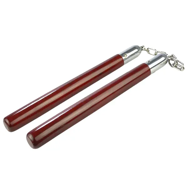 Nunceag nunchucku, lemn, 31 cm, maro