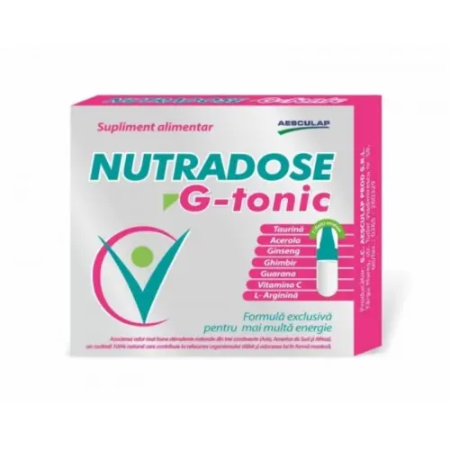 Nutradose G-tonic x 7 fiole Zephyr Labs