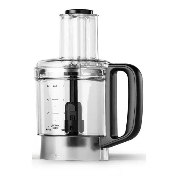 NUTRIBULLET Ansamblu corp robot bucatarie nutribdaptullet AS00007515, Bol de 1.6 litri, Aor lama, Capac cu canal de alimentare, Impingator, Pentru nutribullet Triple Prep System
