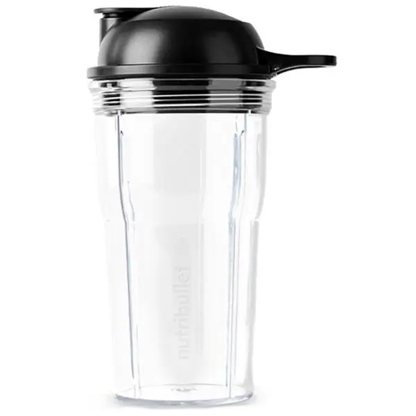 NUTRIBULLET Cana cu capac nutribullet ANBC20DL - AS00002870, 590ml, Pentru Blender Combo, Pro 1000, Select, Smart Touch si Triple Prep System