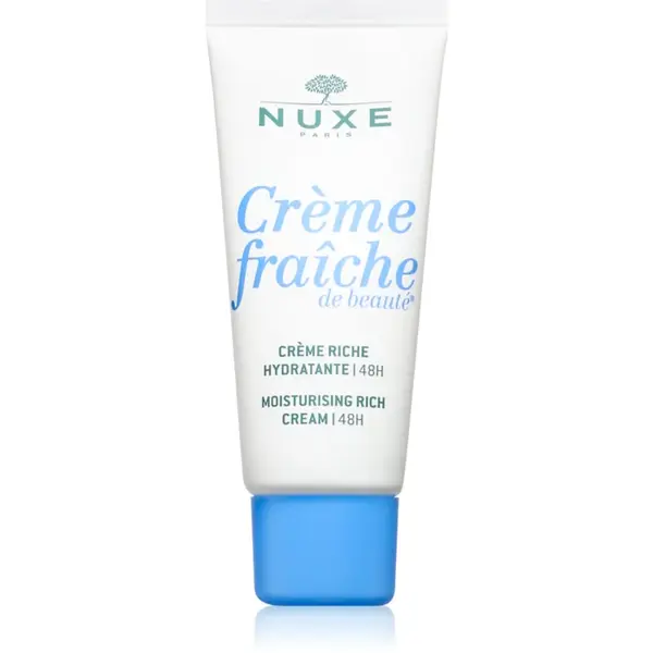 Nuxe Crème Fraîche de Beauté Moisturizing Rich Cream produs hrănitor pentru ten uscat sensibil si foarte uscat 30 ml