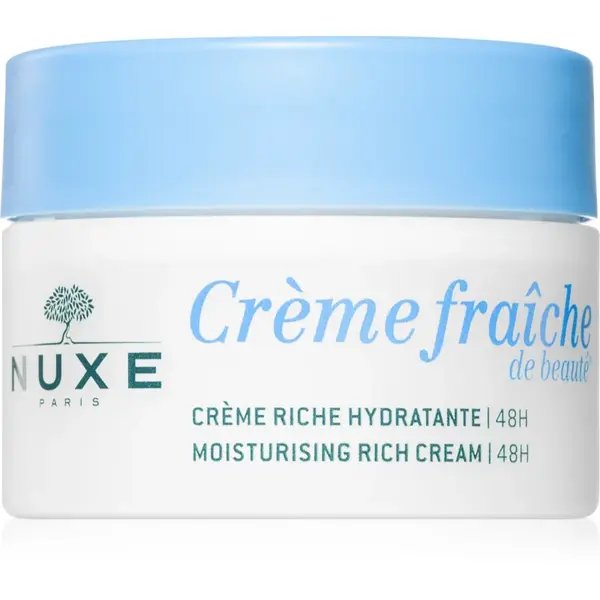 Nuxe Crème Fraîche de Beauté Moisturizing Rich Cream produs hrănitor pentru ten uscat sensibil si foarte uscat 50 ml