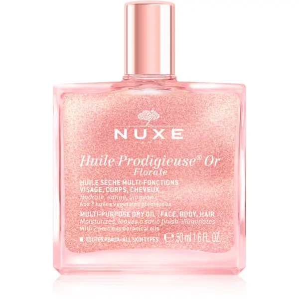 Nuxe Huile Prodigieuse Or Florale ulei uscat multifuncțional cu sclipici pe fata , corp si par 50 ml
