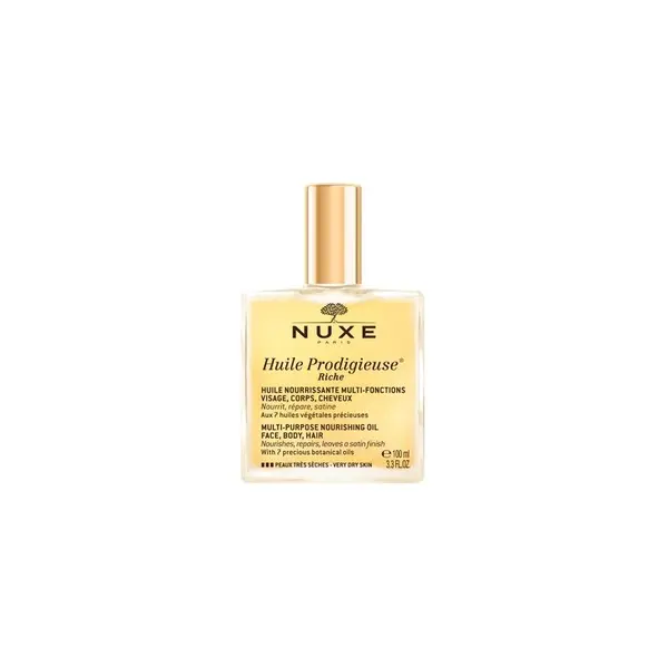 NUXE Huile Prodigieuse Riche Ulei hrănitor multifuncțional pentru piele uscată Volum 100 ml