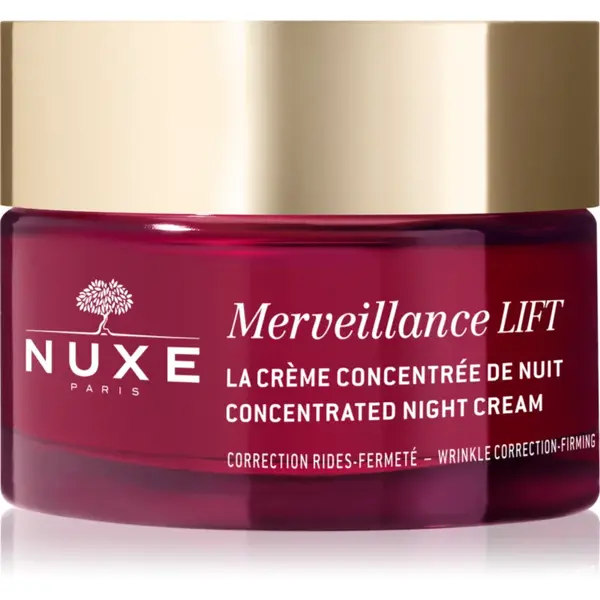 Nuxe Merveillance Lift crema de noapte pentru fermitate pentru corectarea ridurilor 50 ml