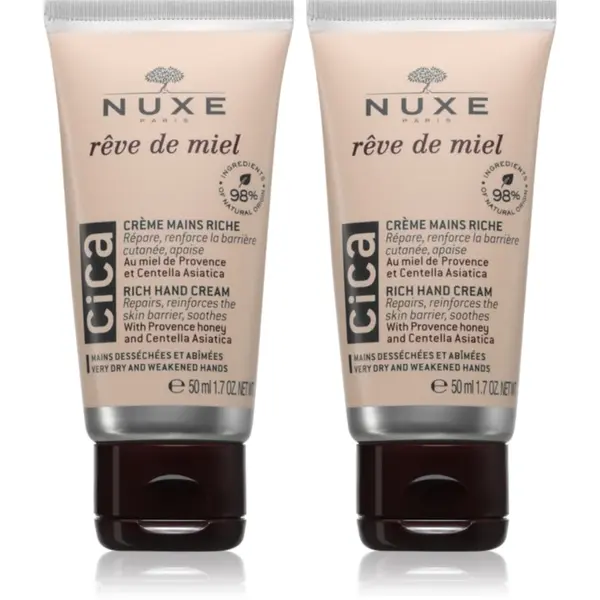 Nuxe Rêve de Miel Cica Rich Hand Cream crema de maini intensiva