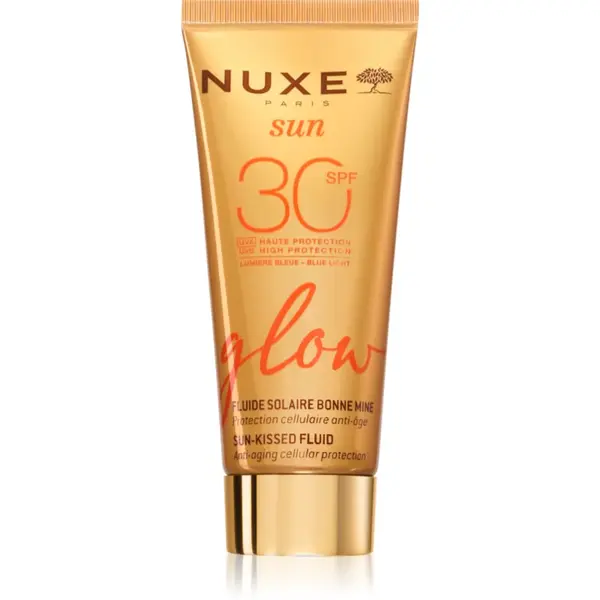Nuxe Sun Glow fluid protector tonifiant pentru față SPF 30 40 ml