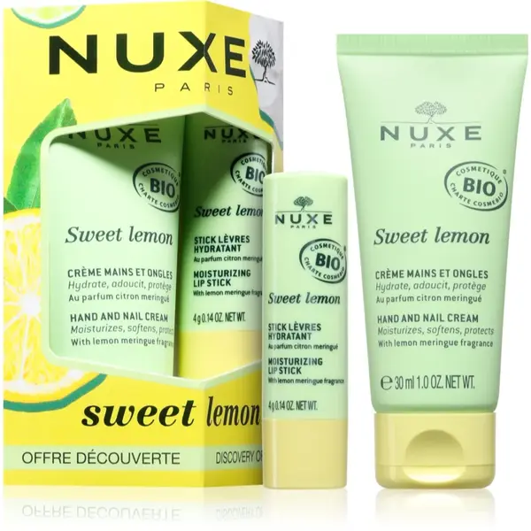 Nuxe Sweet Lemon set nutritie si hidratare