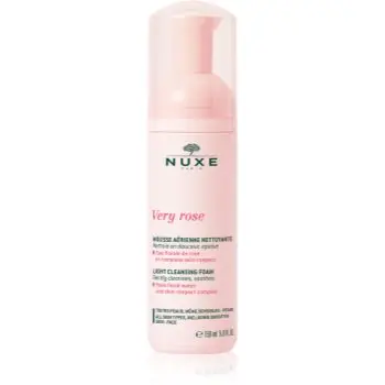 Nuxe Very Rose Light Cleansing Foam demachiant spumant delicat pentru toate tipurile de ten