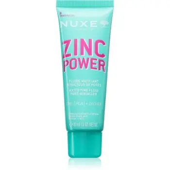 Nuxe Zinc Power Mattifying Fluid fluid matifiant pentru tenul gras, predispus la acnee