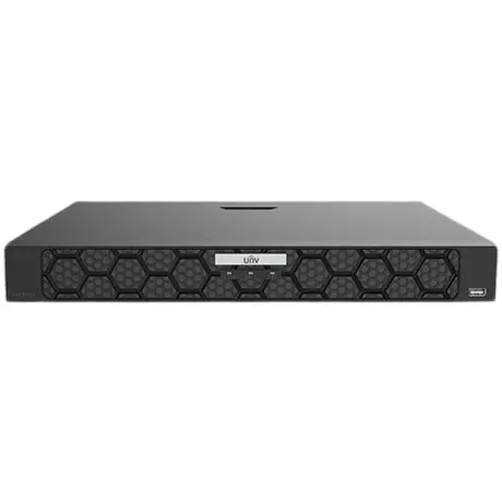 NVR 32 canale Uniview NVR502-32B-IQ, 4K, 16MP, 2xSATA, Analiza video, Alarma I/O