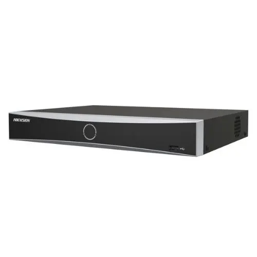 NVR 4 canale PoE 12MP, IP, 1 x Sata, AcuSense, 40 Mbps, Functii AI - Hikvision DS-7604NXI-K1/4P(D)