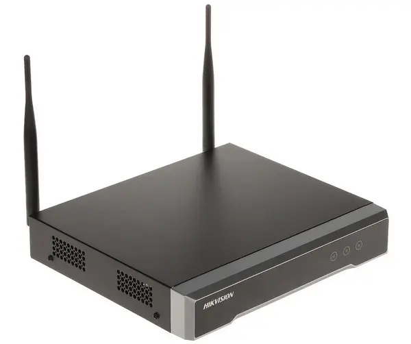 NVR 4 canale wireless, 4 MP, bandwidth 50 Mbps, Hikvision, DS-7104NI-K1/W/MC