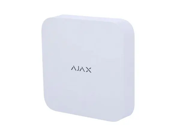 NVR 8 canale, 8MP 4K, stocare 1x SATA 16TB, 100Mbps, compatibil ONVIF, Ethernet, Bluetooth, IP20 Ajax NVR08(W)-70936