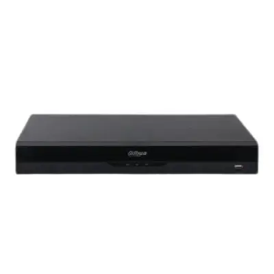 NVR 8 canale Dahua NVR4208-8P-EI, 16 MP, detectie faciala, SMD Plus, 8x PoE, 2x SATA