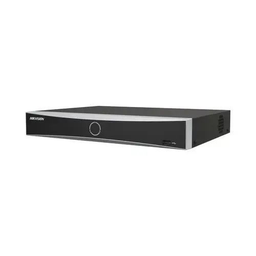 NVR AcuSense Hikvision DS-7608NXI-K1(D), 8 canale, 4K, 80 Mbps, protectie perimetrala, 1U